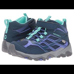 Merrell Kids' Moab FST Mid AC Waterproof Boots